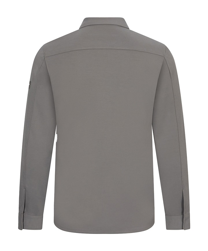 Heren overshirt grijs