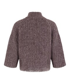 Dames vest bruin