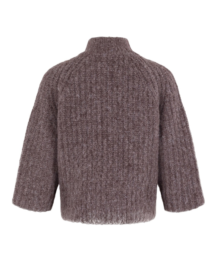 Dames vest bruin