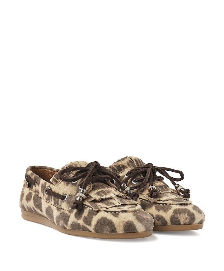 June Loua dames loafers bruin