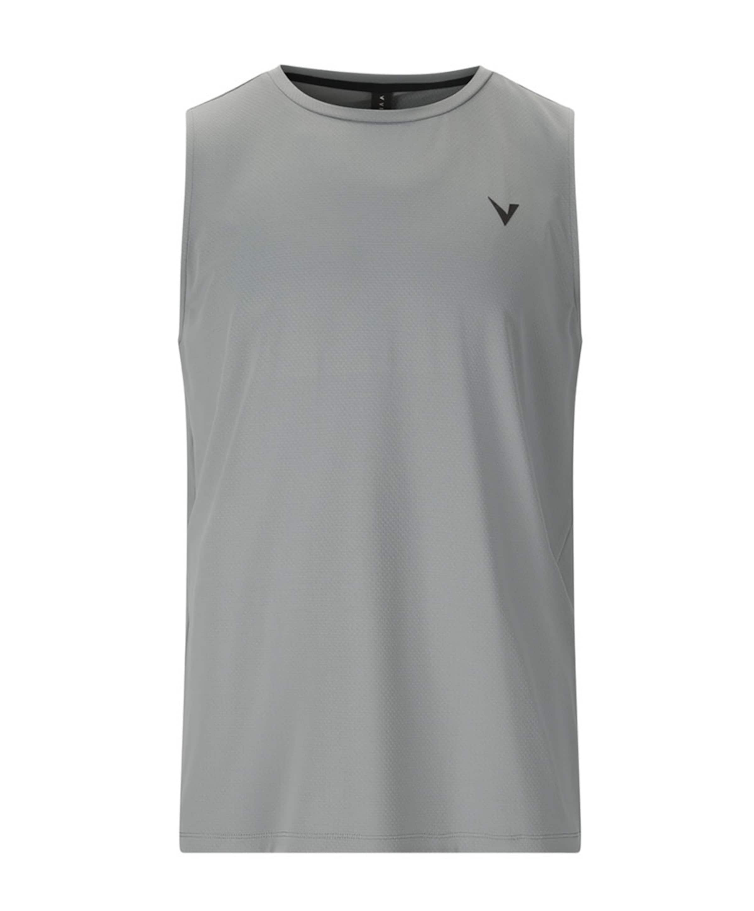 Heren singlet grijs