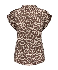 Dames blouse bruin