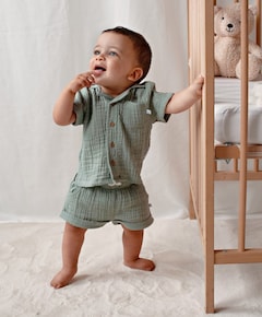 Jongens overhemd groen