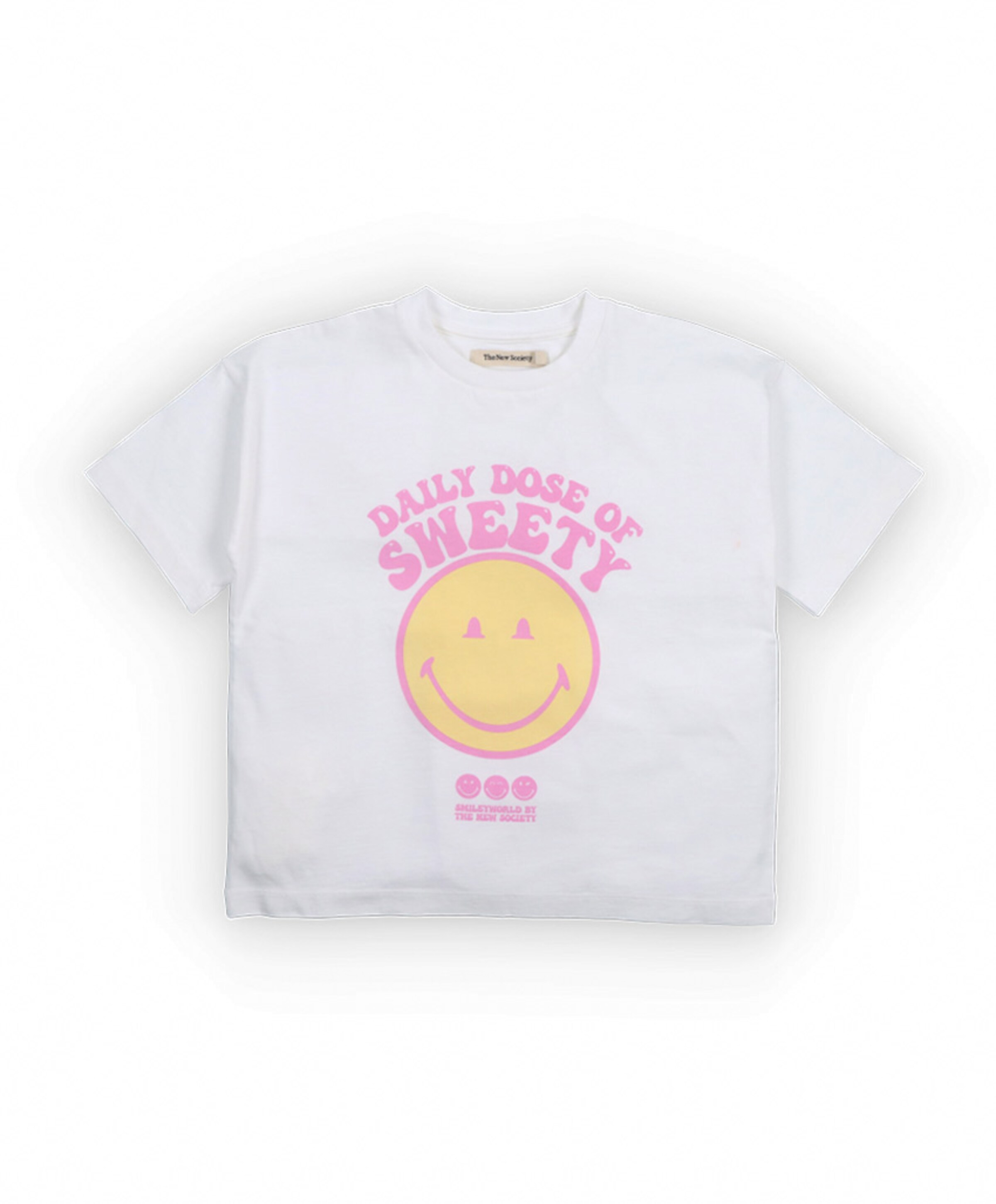 Meisjes t-shirt ecru