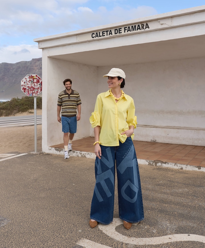 WKDVORTICE dames jeans blauw