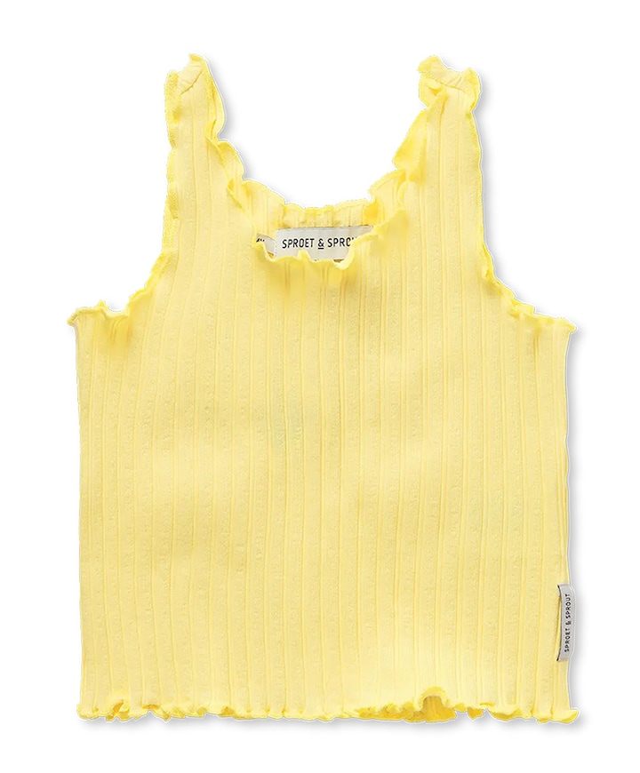 Meisjes top geel