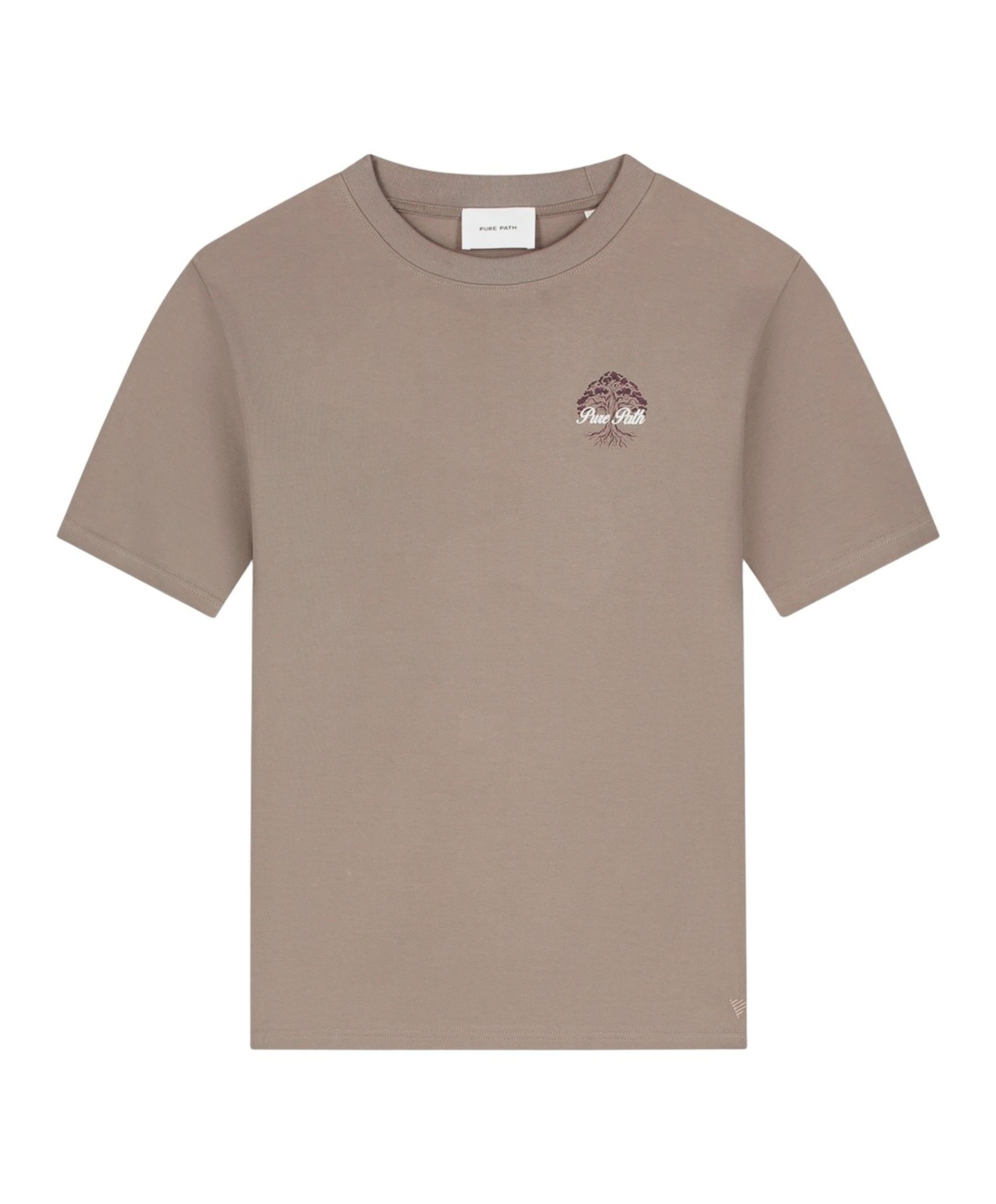 Heren T-shirt beige