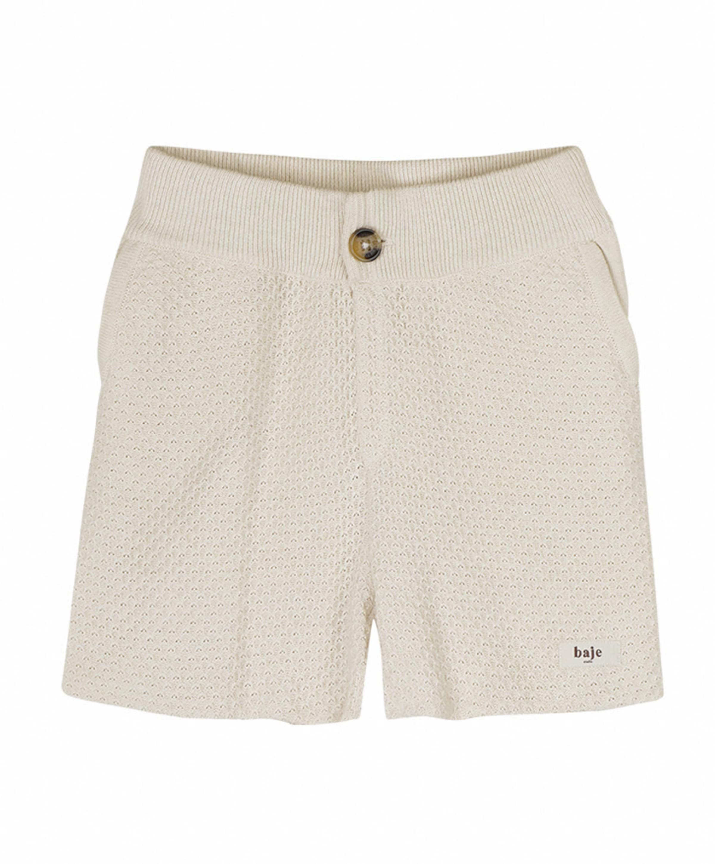 meisjes korte broek ecru