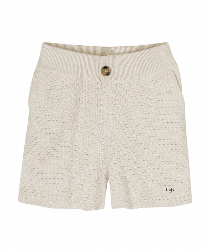 meisjes korte broek ecru