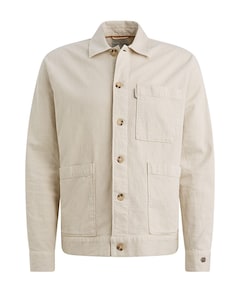 Heren overshirt beige