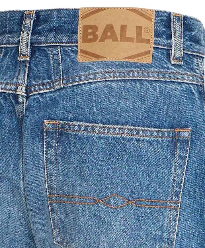 BACAVI CURVED dames jeans blauw