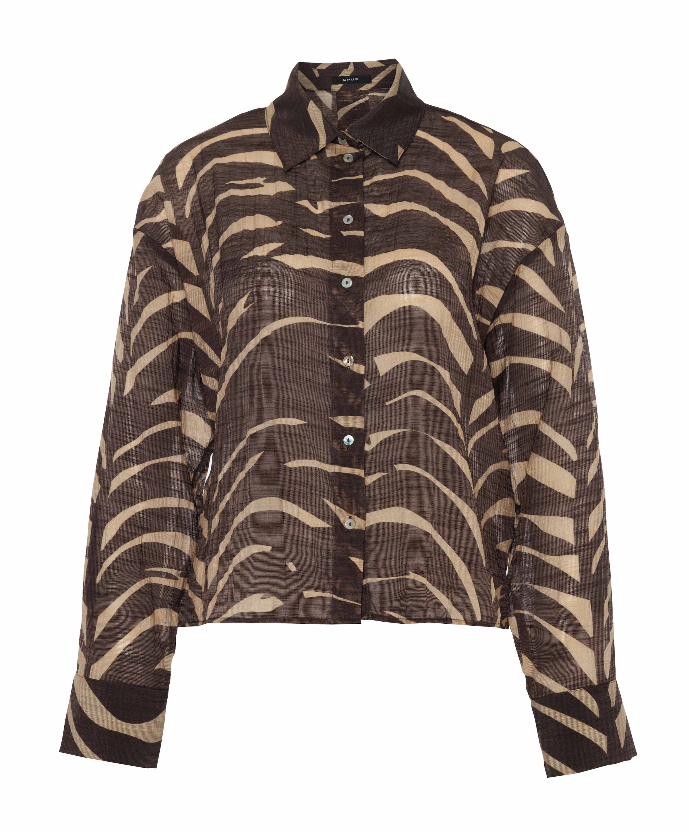 Dames blouse bruin