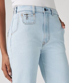 Ribcage bells vintage jeans blauw