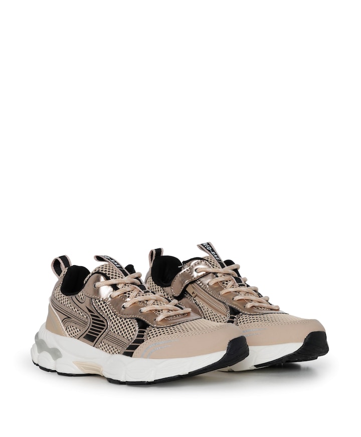 meisjes sneakers beige