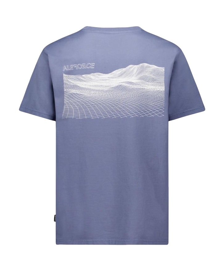 Heren T-shirt blauw