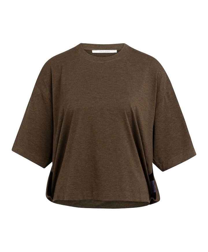 Dames T-shirt bruin