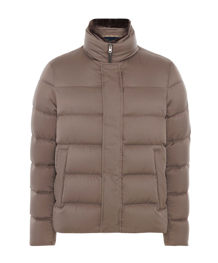 Heren jas beige