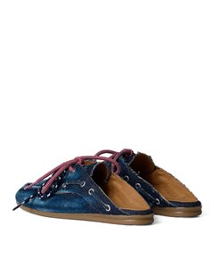 dames clogs blauw