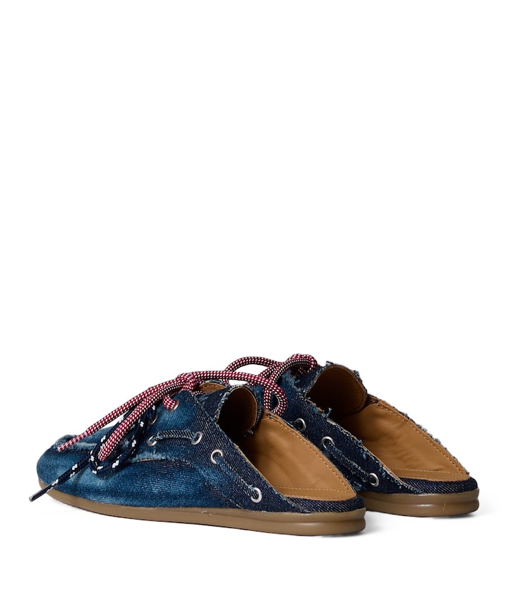 dames clogs blauw