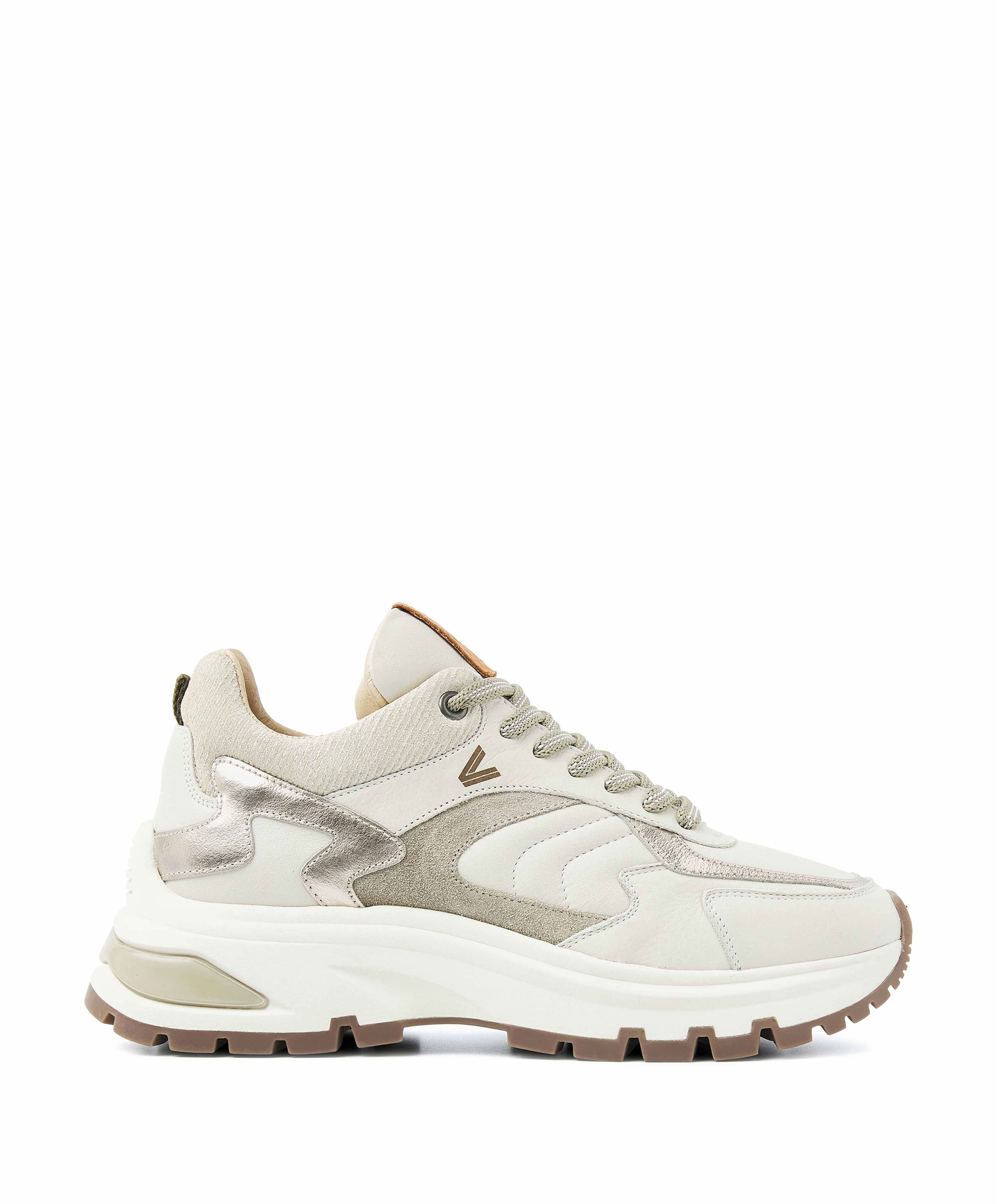 Liz Leighton dames sneakers beige