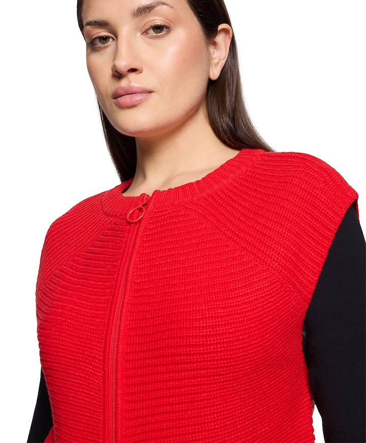 Dames vest rood