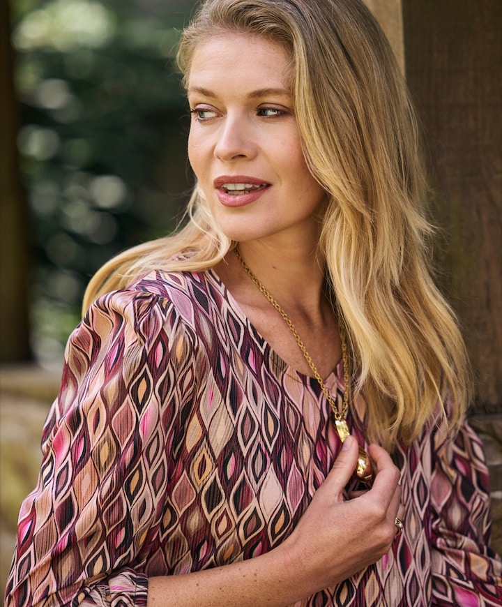 Dames longsleeve roze