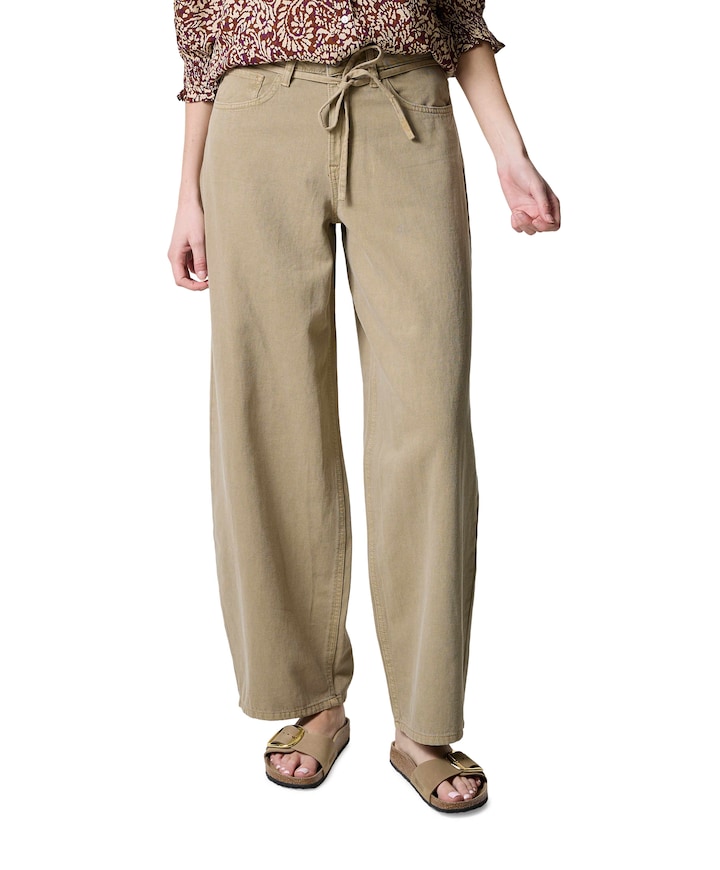 ONLGIANNA-SILLA MW STR BELT dames jeans beige