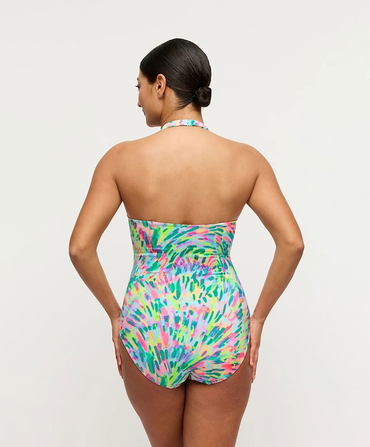 Dames badpak multicolor