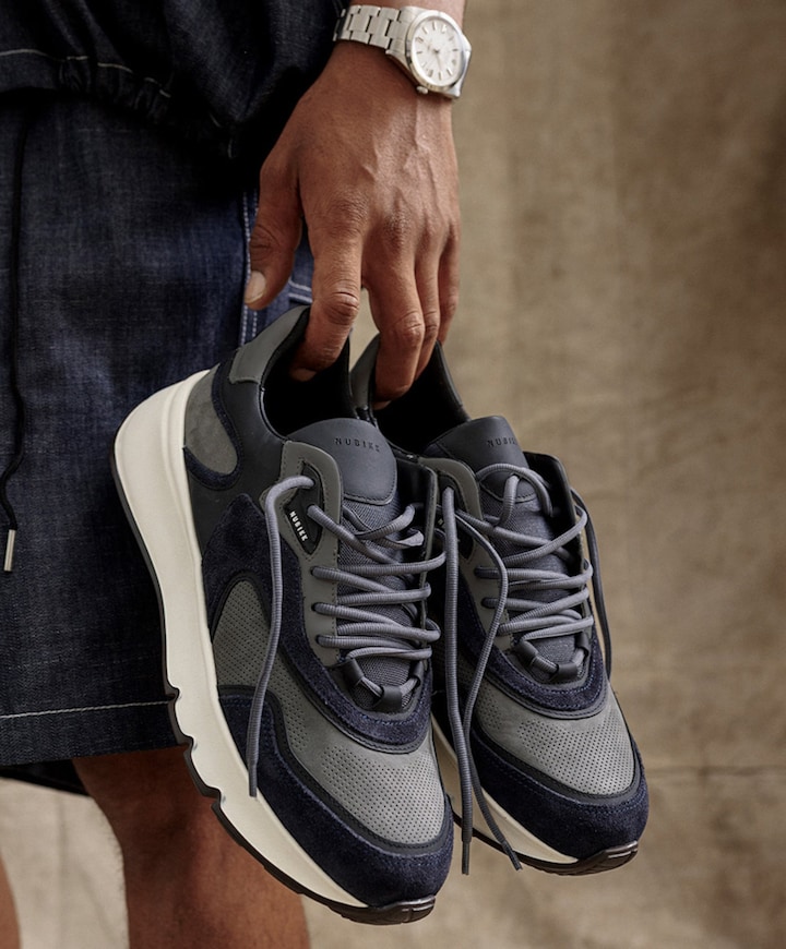 Luca Noa (M) heren sneakers blauw