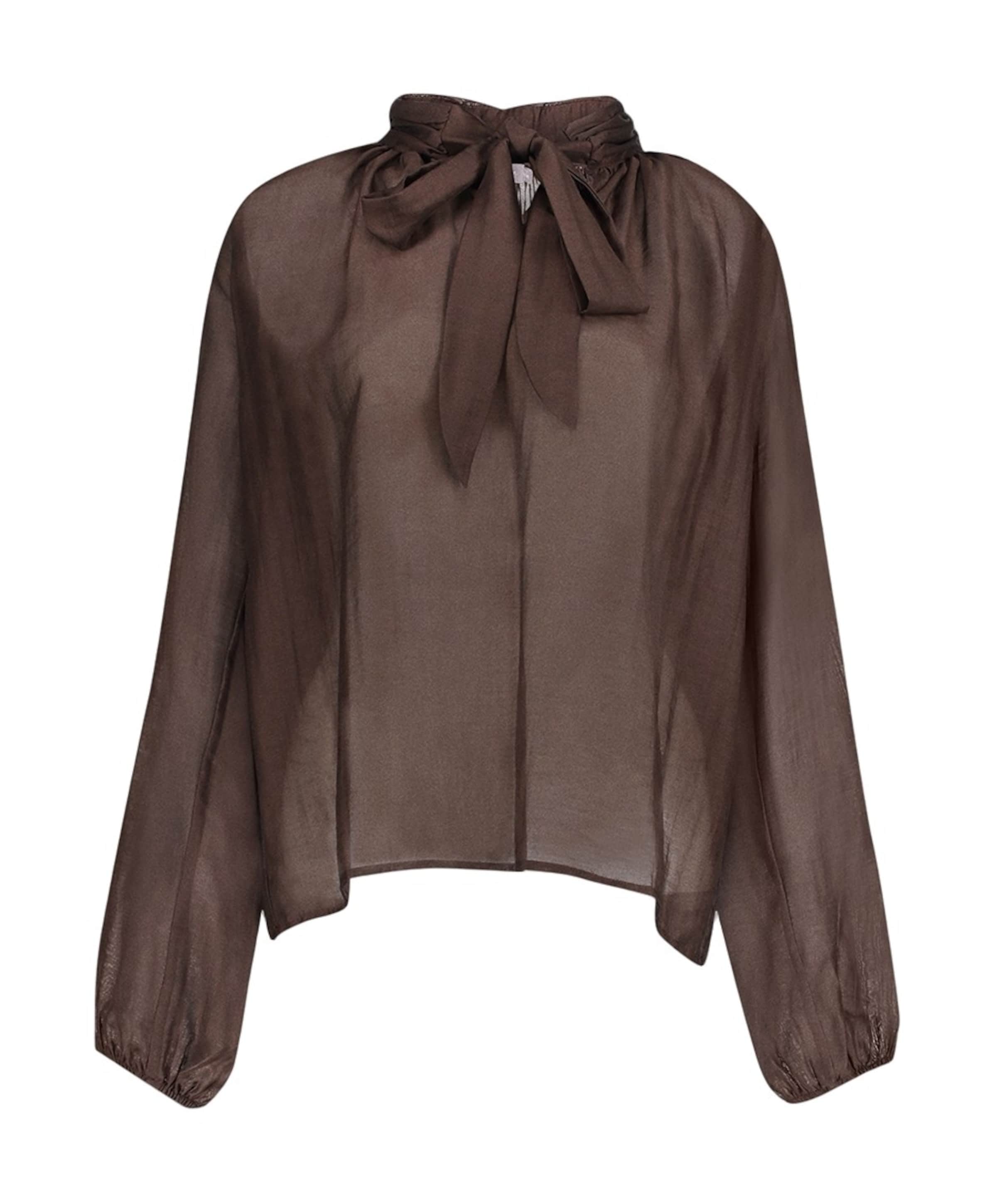 Dames blouse bruin