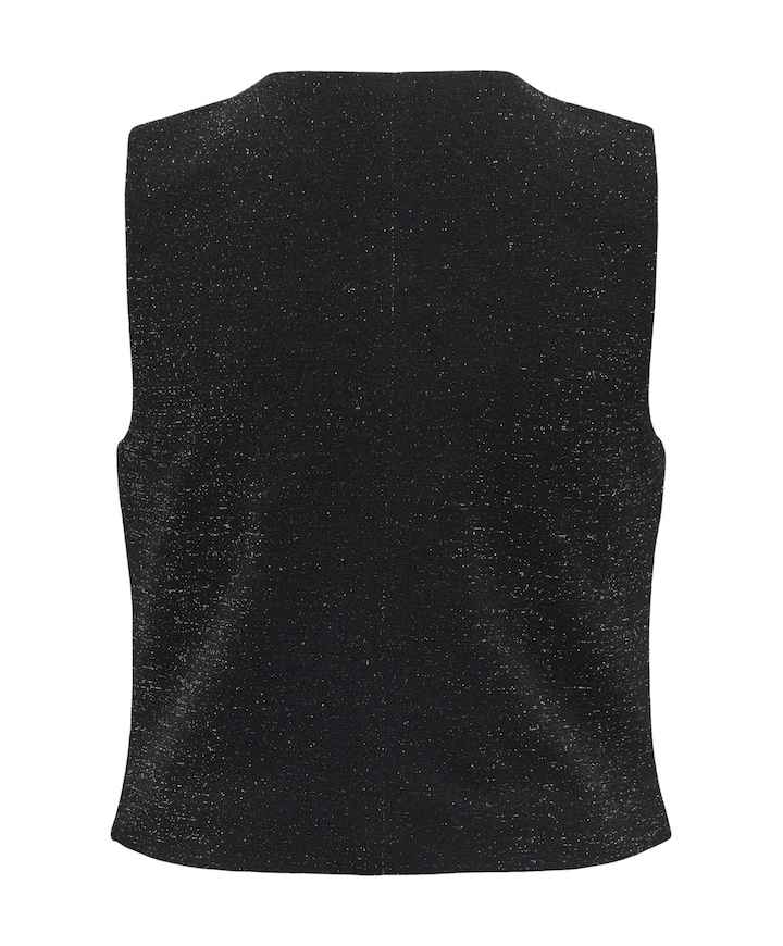 Meisjes gilet zwart