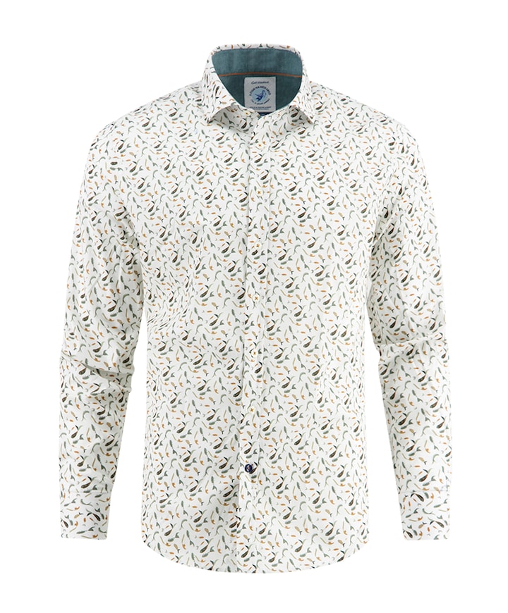 Overhemd lange mouw ecru