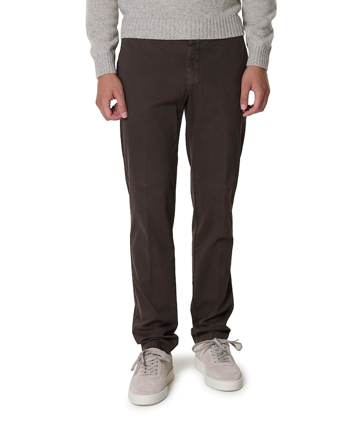 Morello-GD heren pantalon bruin