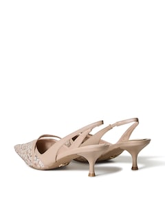 Decolete Bassa Pailettes dames slingbacks roze