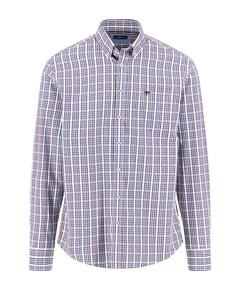 Overhemd lange mouw bordeaux