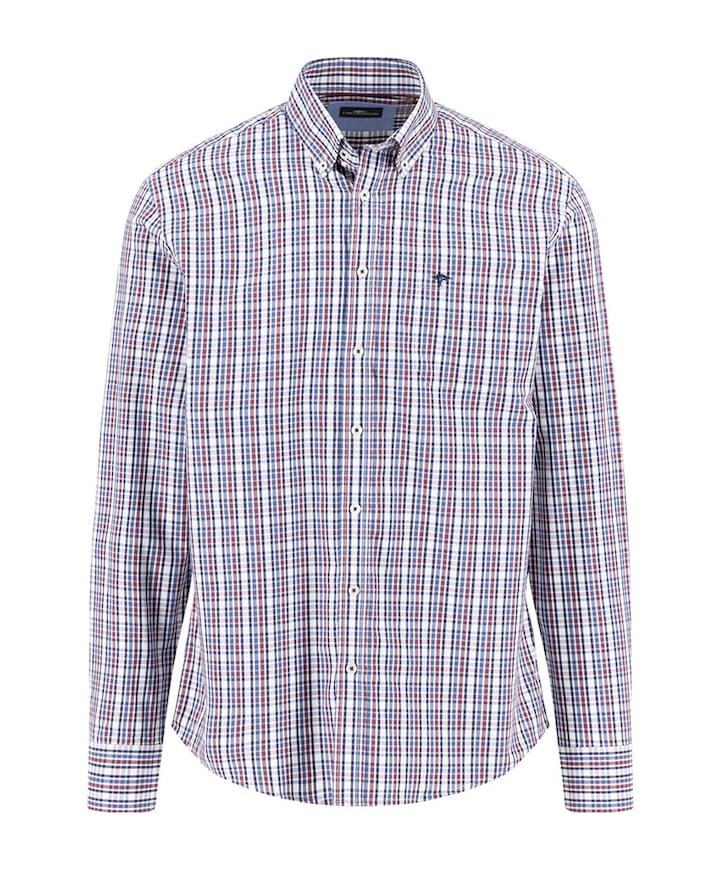 Overhemd lange mouw bordeaux