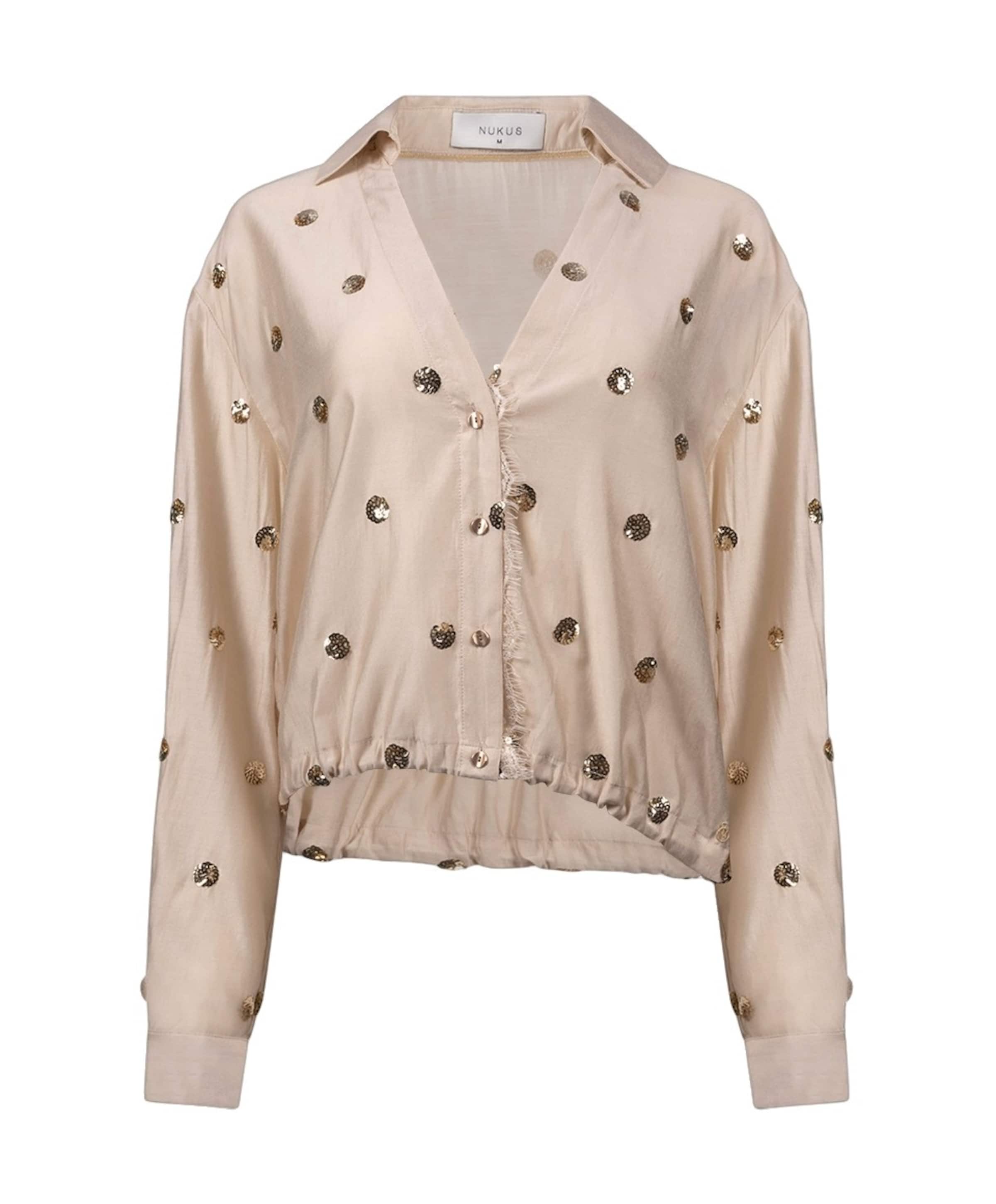 Dames blouse beige