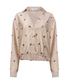 Dames blouse beige