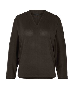 Dames longsleeve bruin