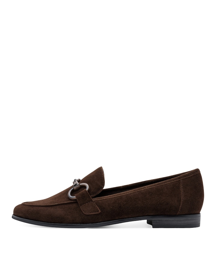 Women Slip-on dames loafers bruin