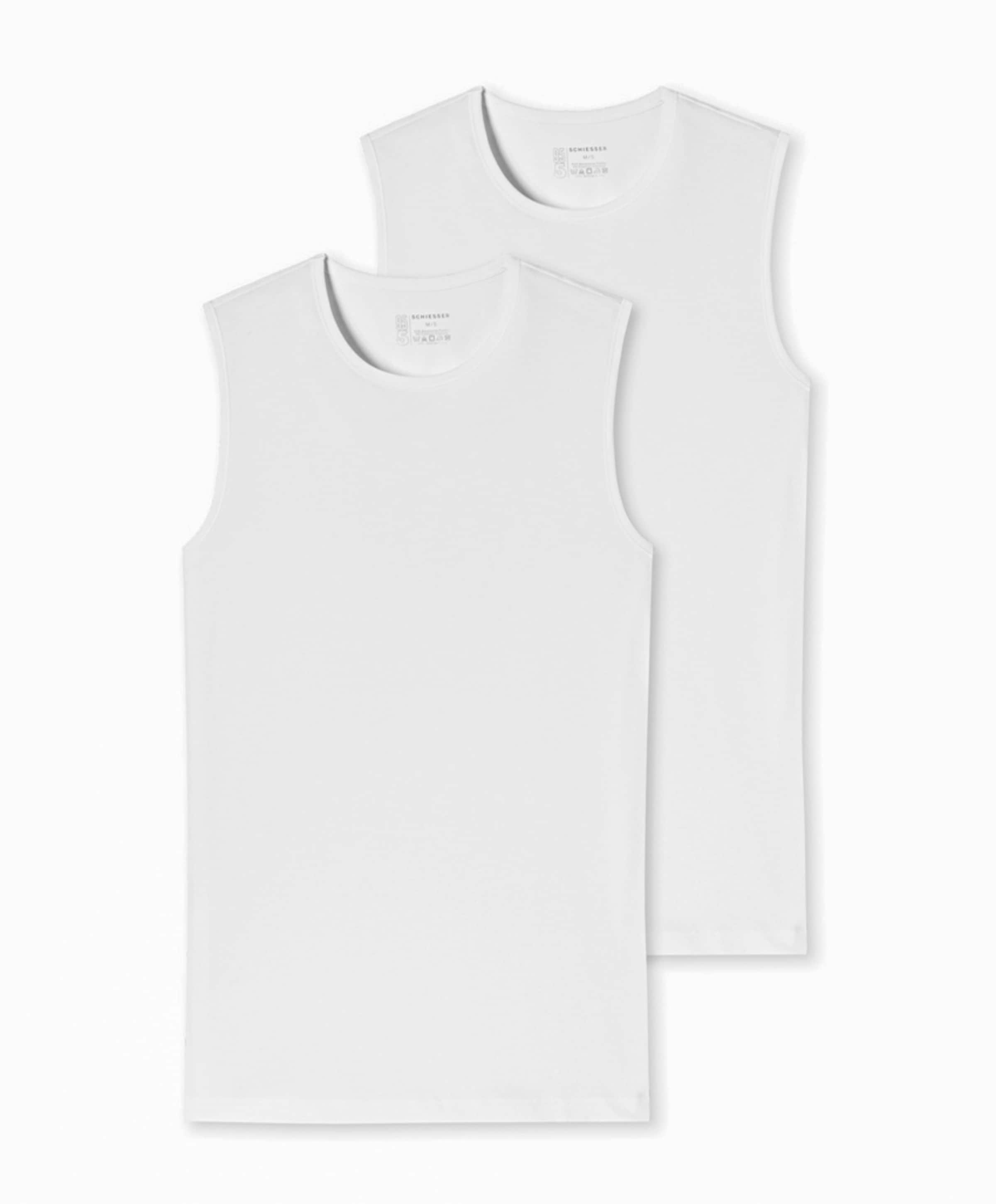 Heren singlet wit