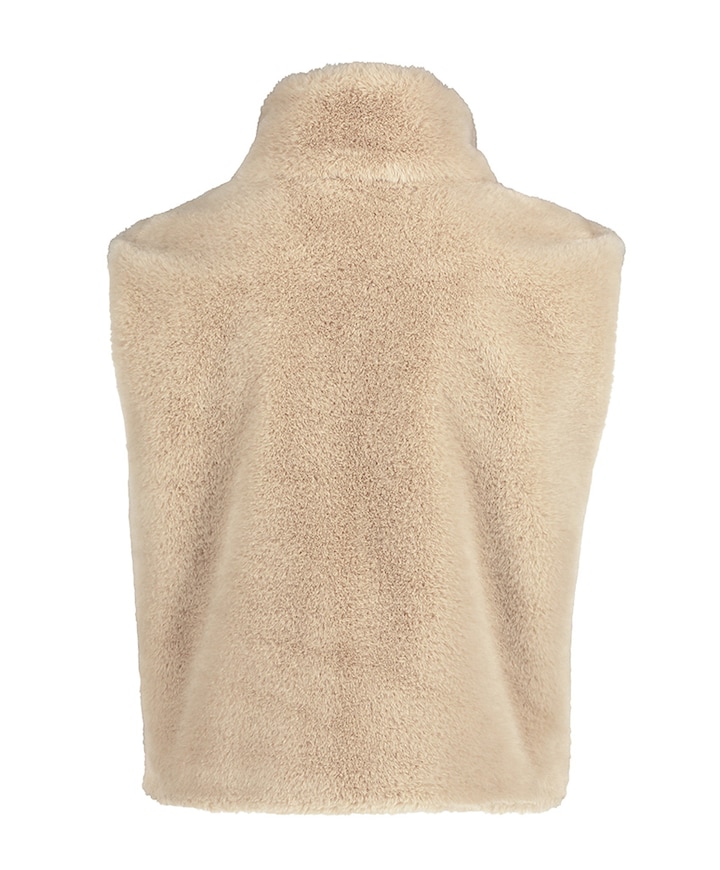 Dames gilet beige