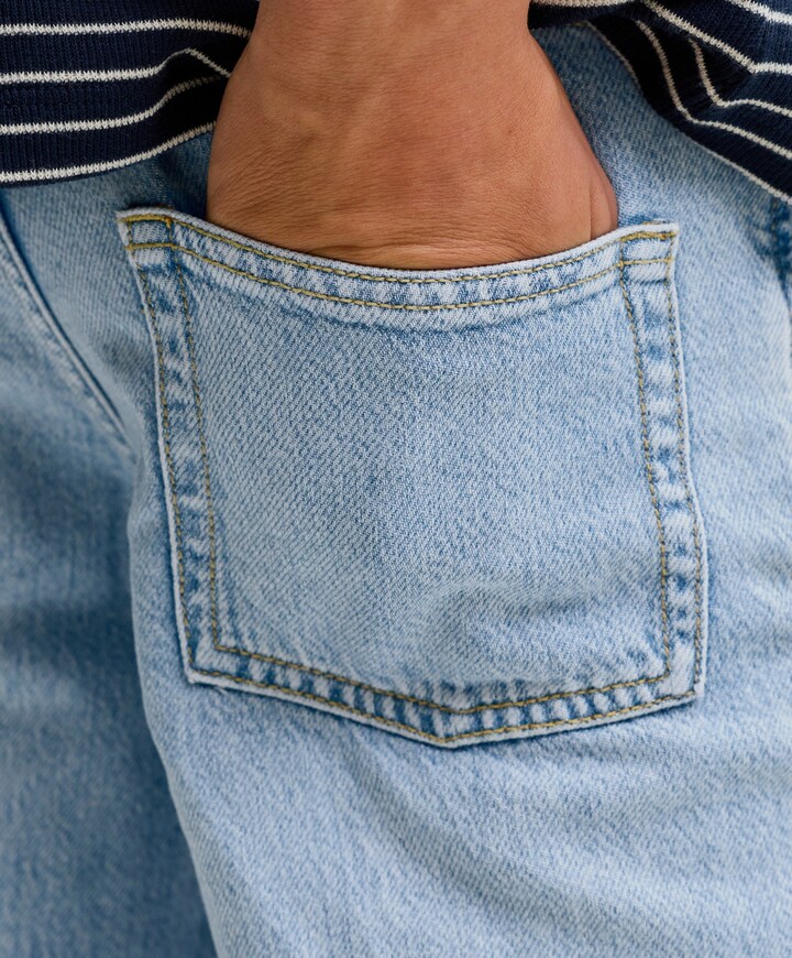 JJICLARK JJCLASSIC NS 415 LN JNR jongens jeans blauw