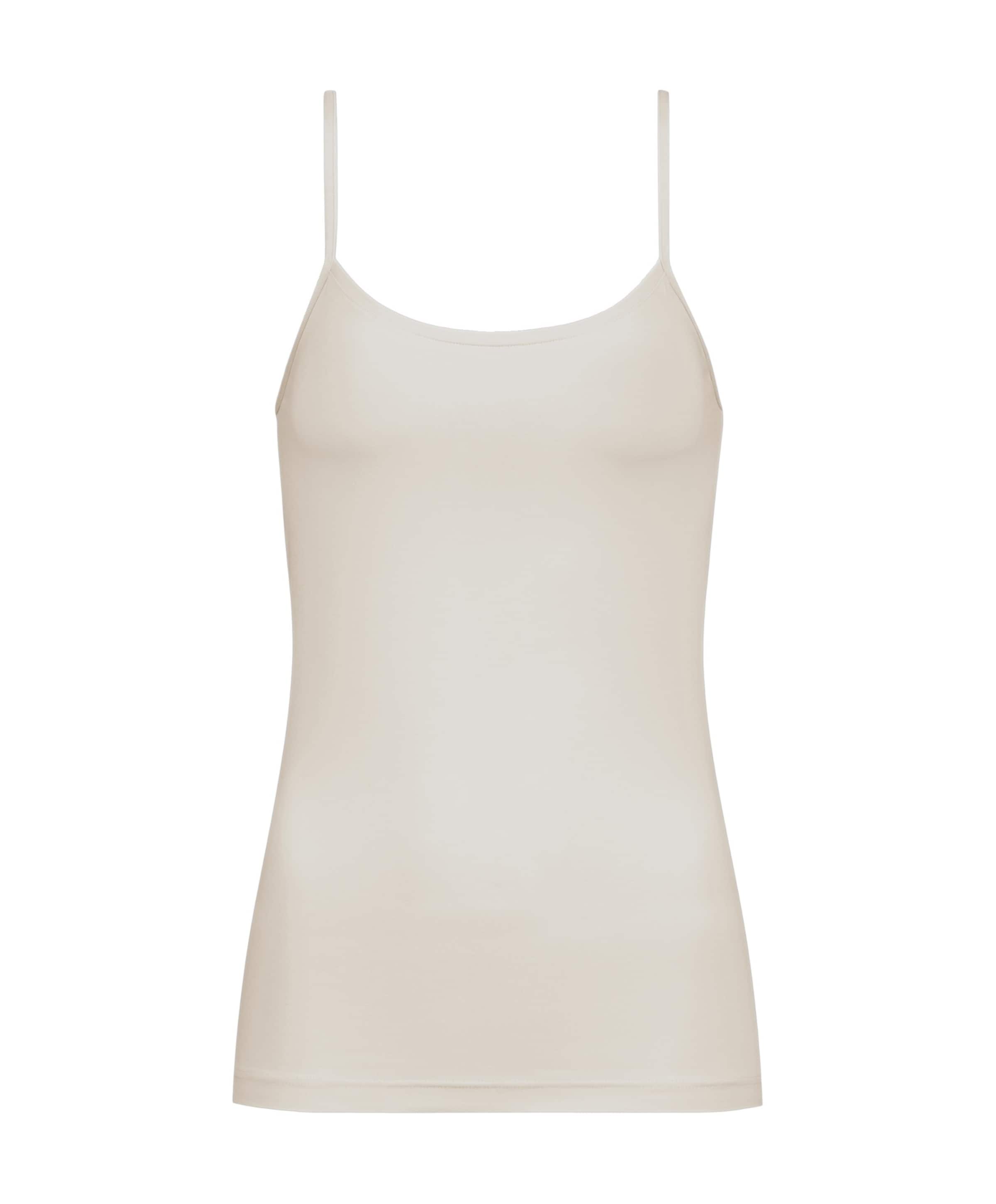 Dames hemd beige