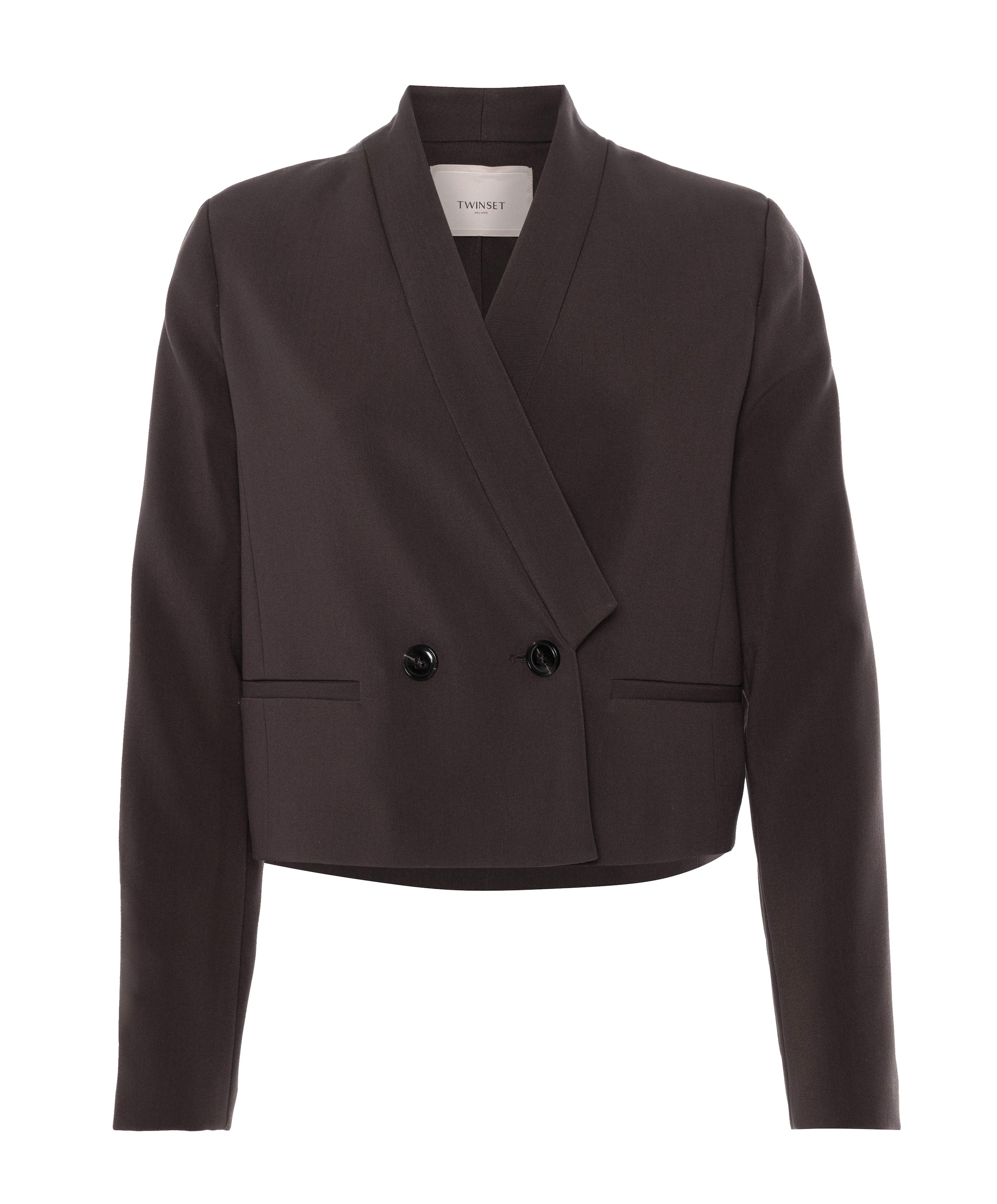 Dames blazer bruin