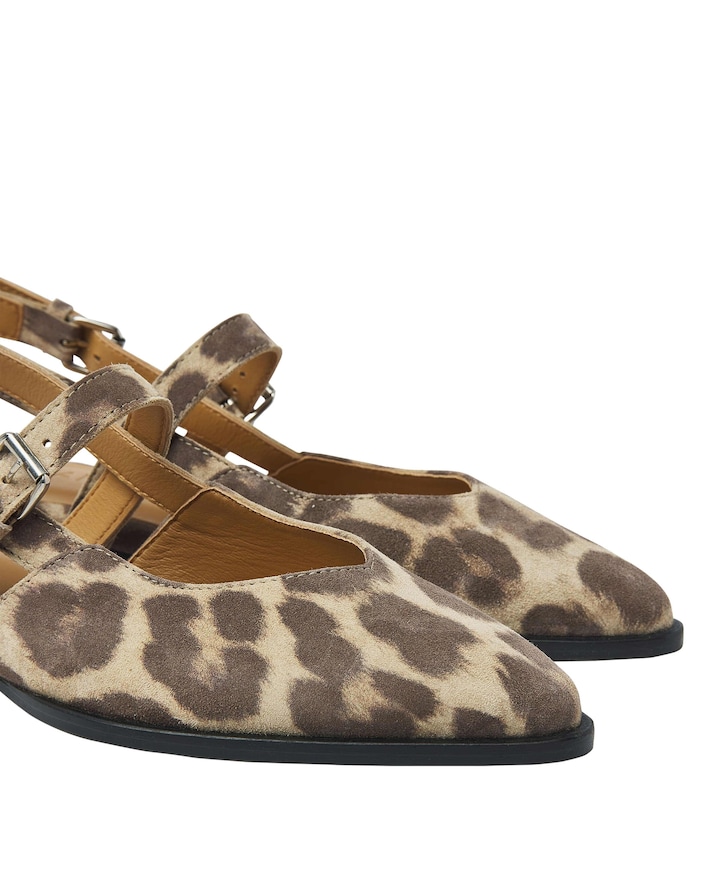 Jazz Valerie dames slingbacks bruin