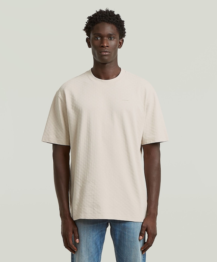 Heren T-shirt ecru