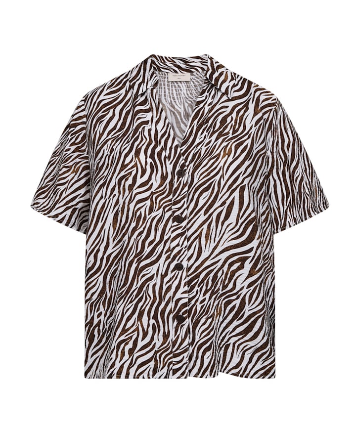 Dames blouse bruin