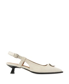Lea Imani dames slingbacks ecru