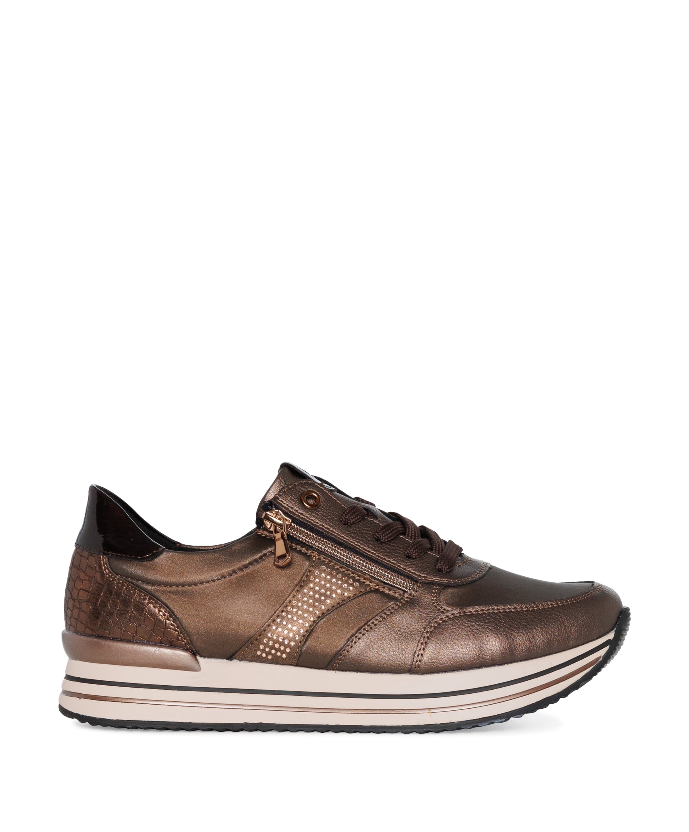 dames sneakers bruin